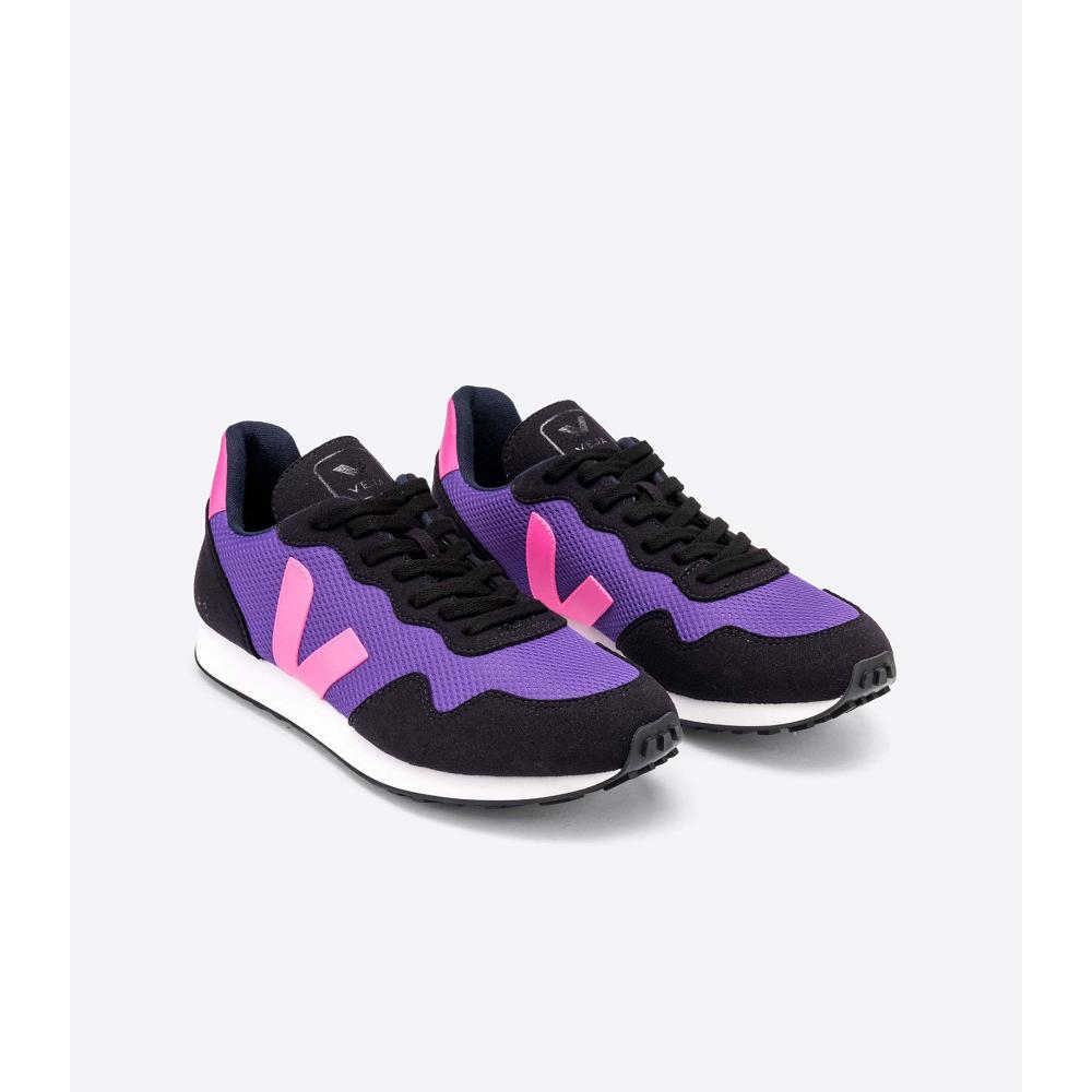 Veja SDU REC ALVEOMESH Women's Running Shoes Purple/Black | NZ 433CTV